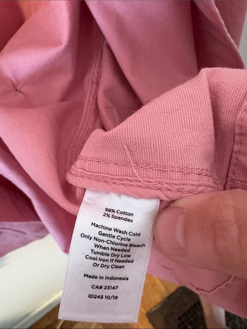 Talbots Pink Utility-Style Jacket - Picture 3 of 5